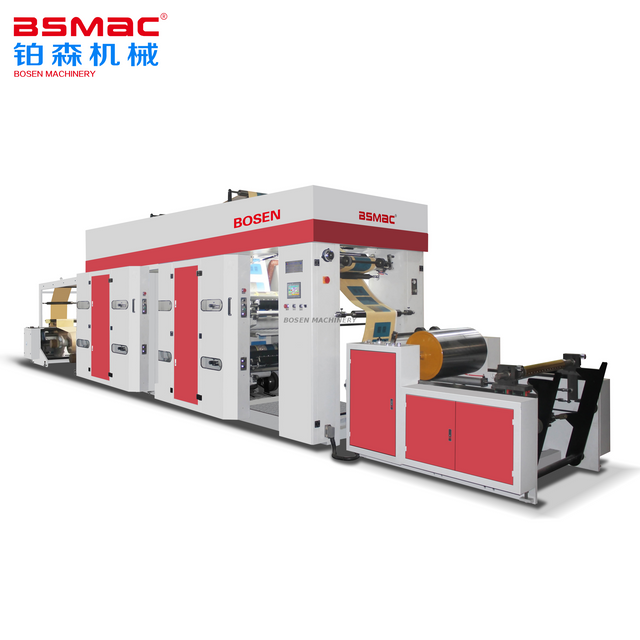 Machine d'impression flexographique à tambour Certer double face série BSHCI 4+4