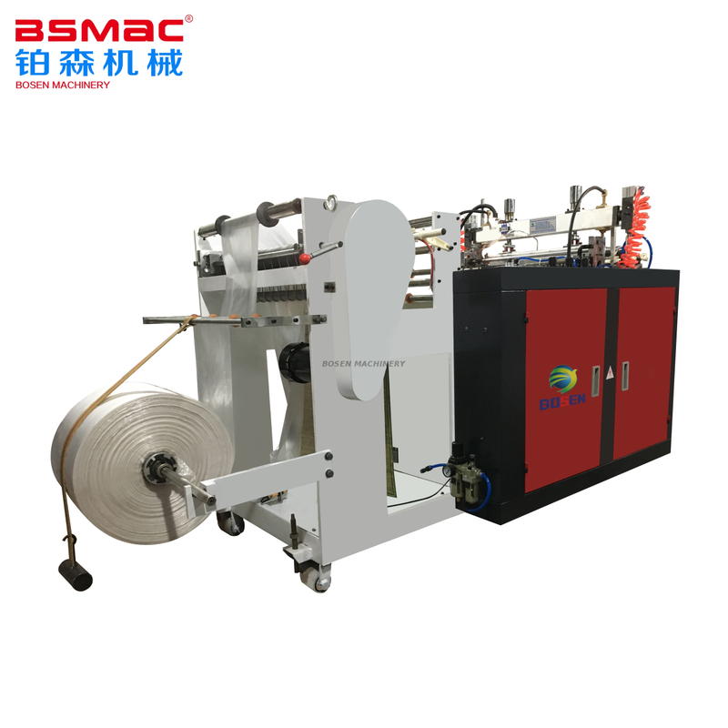 Machine de fabrication de sacs de thermoscellage et de découpe à chaud à ligne unique BS-DFR