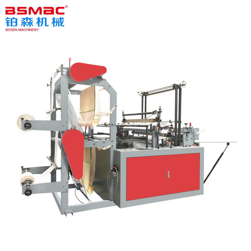 Machine de fabrication de sacs de thermoscellage et de découpe à froid BS-4LQ
