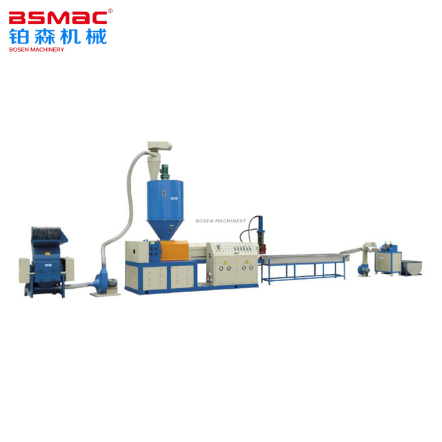 Machine de recyclage de plastique à vis unique BSZL